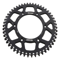 Supersprox Black Aluminum Sprocket, 51T, Chain Size 520, RAL-990-51-BLK
