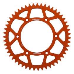 Supersprox Orange Aluminum Sprocket, 51T, Chain Size 520, RAL-990-51-ORG