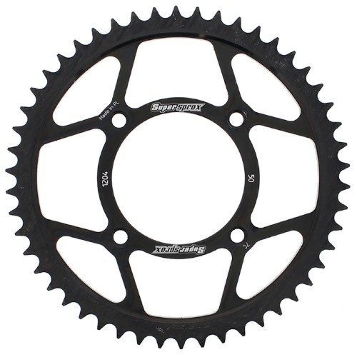 Supersprox Steel Sprocket Black 50T-RFE-1204-50-BLK for Honda CRF100F 2004-2013