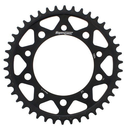Supersprox Steel Sprocket Black 42T-RFE-1304-42-BLK for Honda CB650F 2018