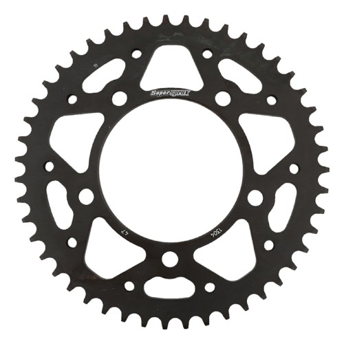 Supersprox Rear Steel Sprocket Black 47T for Honda 100 YFM 2018 RFE-1304-47-BLK