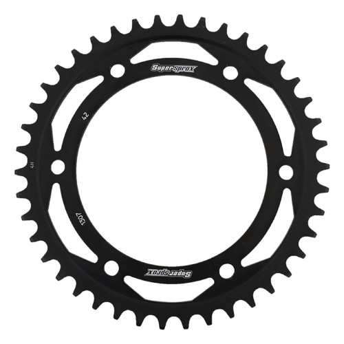 Supersprox Rear Steel Sprocket Black 42T for Honda CBR 600 F4 RFE-1307-42-BLK