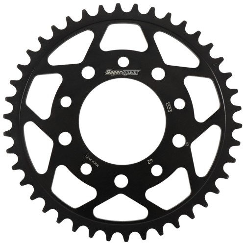 Supersprox Steel Sprocket 42T-RFE-1333-42-BLK for Honda CRF1000 Africa Twin