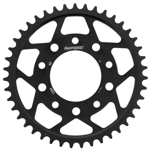 Supersprox Steel Sprocket Black 43T-RFE-1334-43-BLK for Honda VF1000F 84