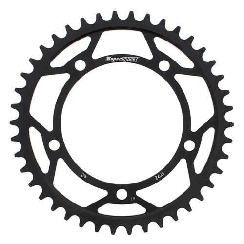 Supersprox Steel Sprocket Black 42T-RFE-1792-42-BLK for Triumph Daytona 600 2004