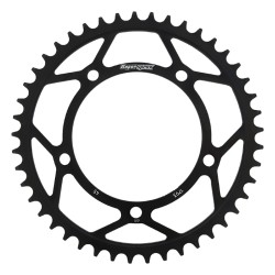 Supersprox Rear Steel Sprocket Black 45T for Suzuki DL 1000 V-Strom 02-16