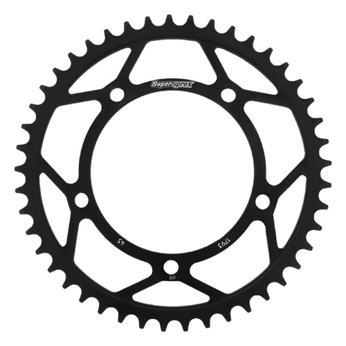 Supersprox Rear Steel Sprocket Black 45T for Suzuki DL 1000 V-Strom 02-16