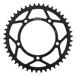 Supersprox Rear Steel Sprocket Black 46T for Suzuki DL 1000 V-Strom 2002-2016
