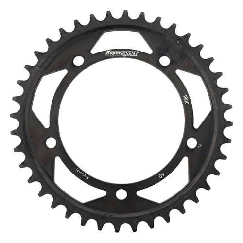 Supersprox Black Steel Sprocket 40T for Suzuki GSF 1250 Bandit 2007-2009