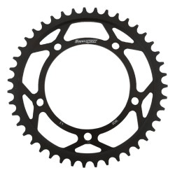 Supersprox Rear Steel Sprocket Black 43T for Suzuki GSF 1250 Bandit 2007-2009