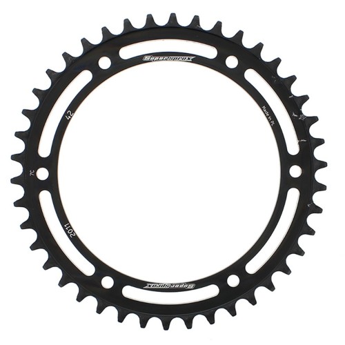 Supersprox Steel Sprocket Black 42T-RFE-2011-42-BLK for Triumph Speed Triple 900