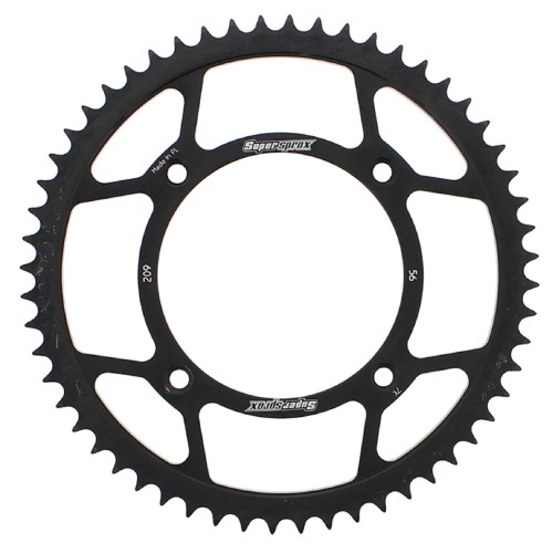 Supersprox Steel Sprocket Black 56T-RFE-209-56-BLK for Honda CRF150R 07-19