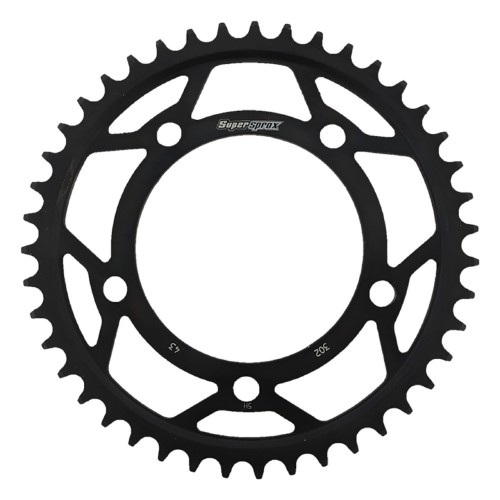 Supersprox Rear Steel Sprocket Black 43T for Honda 1100 CB 13-14, CB 900 F
