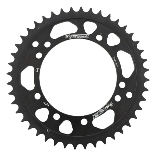 Supersprox Black Steel Sprocket 44T for Kawasaki KDX 80 84-88 RFE-457-44-BLK