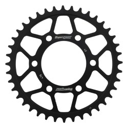 Supersprox Rear Steel Sprocket Black 40T for Carrozzeria 520 RFE-478-40-BLK