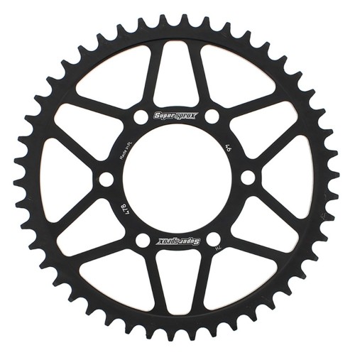Supersprox Steel Sprocket Black 46T-RFE-478-46-BLK for Kawasaki ER-6N 09 10
