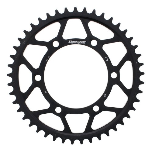 Supersprox Steel Sprocket Black 45T-RFE-479-45-BLK for Yamaha FZ6 2004-2009