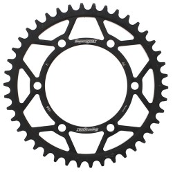 Supersprox Steel Sprocket Black 42T-RFE-486-42-BLK for Yamaha FJ09 2015-016