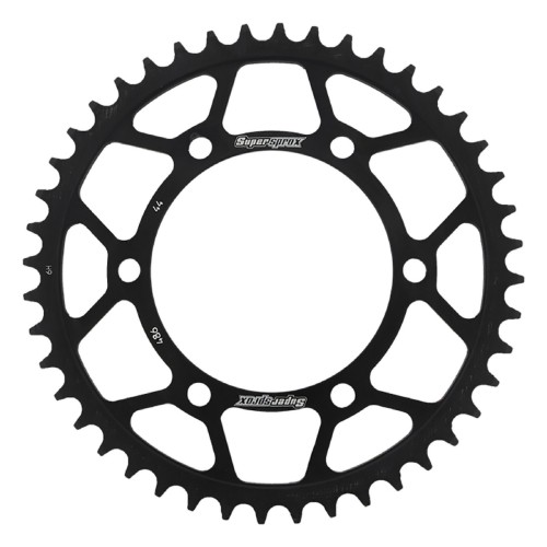 Supersprox Rear Steel Sprocket Black 44T for Honda TRX 200 D 1990-1997,200 TRX 1990-1997