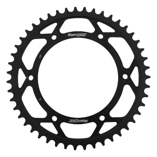 Supersprox Rear Steel Sprocket Black 47T for Aprilia Pegaso 650 1998-2005