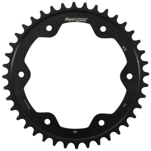 Supersprox Steel Sprocket Black 40T-RFE-613-40-BLK for KTM Super Duke R 1290