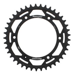 Supersprox Steel Sprocket Black 41T-RFE-808-41-BLK for Suzuki DR250 1990-1993