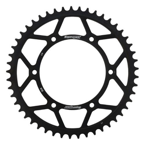 Supersprox Rear Steel Sprocket Black 49T for Kawasaki 250 DR 1990-1993, 400 KLX R 03