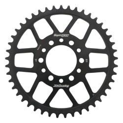 Supersprox Black Steel Sprocket 45T for Suzuki DR 200 SE 96-16, DT 125 17
