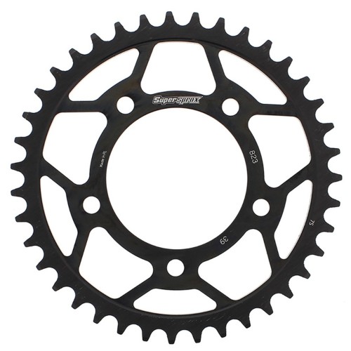 Supersprox Steel Sprocket Black 39T-RFE-823-39-BLK for Suzuki GS500H 2007-09