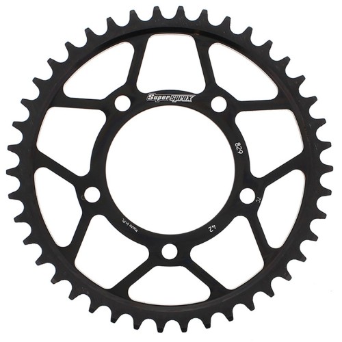Supersprox Steel Sprocket Black 42T-RFE-829-42-BLK for Suzuki GSF600S Bandit