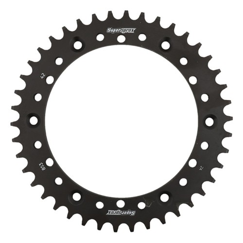 Supersprox Steel Sprocket Black 42T-RFE-853-42-BLK for Yamaha WR200 92