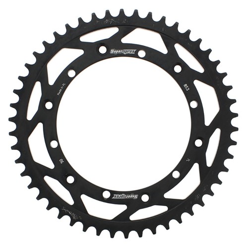 Supersprox Steel Sprocket Black 50T-RFE-853-50-BLK for Yamaha TT350 86 87
