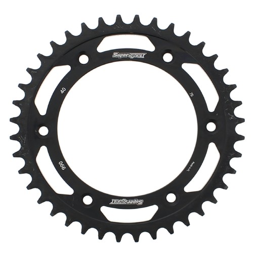 Supersprox Steel Sprocket Black 40T-RFE-990-40-BLK for Husqvarna TC 125 2014-2019