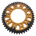 Supersprox - Steel & Aluminum Gold Stealth sprocket, 46T, Chain Size 520, RST-1303-46-GLD Supersprox - Steel & Aluminum Gold Stealth sprocket, 46T, Chain Size 520, RST-1303-46-GLD