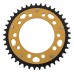 Supersprox - Steel & Aluminum Gold Stealth sprocket, 41T, Chain Size 525, RST-1304-41-GLD Supersprox - Steel & Aluminum Gold Stealth sprocket, 41T, Chain Size 525, RST-1304-41-GLD