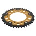 Supersprox - Steel & Aluminum Gold Stealth sprocket, 41T, Chain Size 525, RST-1304-41-GLD Supersprox - Steel & Aluminum Gold Stealth sprocket, 41T, Chain Size 525, RST-1304-41-GLD
