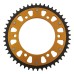 Supersprox - Steel & Aluminum Gold Stealth sprocket, 48T, Chain Size 525, RST-1307-48-GLD Supersprox - Steel & Aluminum Gold Stealth sprocket, 48T, Chain Size 525, RST-1307-48-GLD