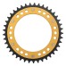 Supersprox - Steel & Aluminum Gold Stealth sprocket, 41T, Chain Size 520, RST-1308-41-GLD Supersprox - Steel & Aluminum Gold Stealth sprocket, 41T, Chain Size 520, RST-1308-41-GLD