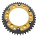 Supersprox - Steel & Aluminum Gold Stealth sprocket, 44T, Chain Size 520, RST-1308-44-GLD Supersprox - Steel & Aluminum Gold Stealth sprocket, 44T, Chain Size 520, RST-1308-44-GLD