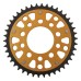 Supersprox - Steel & Aluminum Gold Stealth sprocket, 42T, Chain Size 530, RST-1334-42-GLD Supersprox - Steel & Aluminum Gold Stealth sprocket, 42T, Chain Size 530, RST-1334-42-GLD