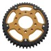 Supersprox - Steel & Aluminum Gold Stealth sprocket, 48T, Chain Size 530, RST-1334-48-GLD Supersprox - Steel & Aluminum Gold Stealth sprocket, 48T, Chain Size 530, RST-1334-48-GLD