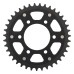 Supersprox - Steel & Aluminum Black Stealth sprocket, 39T, Chain Size 525, RST-1489-39-BLK Supersprox - Steel & Aluminum Black Stealth sprocket, 39T, Chain Size 525, RST-1489-39-BLK