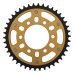 Supersprox - Steel & Aluminum Gold Stealth sprocket, 42T, Chain Size 525, RST-1489-42-GLD Supersprox - Steel & Aluminum Gold Stealth sprocket, 42T, Chain Size 525, RST-1489-42-GLD