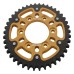 Supersprox - Steel & Aluminum Gold Stealth sprocket, 42T, Chain Size 525, RST-1489-42-GLD Supersprox - Steel & Aluminum Gold Stealth sprocket, 42T, Chain Size 525, RST-1489-42-GLD