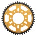 Supersprox - Steel & Aluminum Gold Stealth sprocket, 45T, Chain Size 525, RST-1489-45-GLD Supersprox - Steel & Aluminum Gold Stealth sprocket, 45T, Chain Size 525, RST-1489-45-GLD