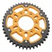 Supersprox - Steel & Aluminum Gold Stealth sprocket, 45T, Chain Size 525, RST-1489-45-GLD Supersprox - Steel & Aluminum Gold Stealth sprocket, 45T, Chain Size 525, RST-1489-45-GLD