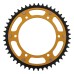 Supersprox - Steel & Aluminum Gold Stealth sprocket, 47T, Chain Size 520, RST-1512-47-GLD Supersprox - Steel & Aluminum Gold Stealth sprocket, 47T, Chain Size 520, RST-1512-47-GLD