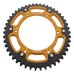 Supersprox - Steel & Aluminum Gold Stealth sprocket, 47T, Chain Size 520, RST-1512-47-GLD Supersprox - Steel & Aluminum Gold Stealth sprocket, 47T, Chain Size 520, RST-1512-47-GLD
