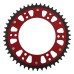 Supersprox - Steel & Aluminum Red Stealth sprocket, 48T, Chain Size 520, RST-1512-48-RED Supersprox - Steel & Aluminum Red Stealth sprocket, 48T, Chain Size 520, RST-1512-48-RED