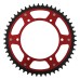 Supersprox - Steel & Aluminum Red Stealth sprocket, 50T, Chain Size 520, RST-1512-50-RED Supersprox - Steel & Aluminum Red Stealth sprocket, 50T, Chain Size 520, RST-1512-50-RED